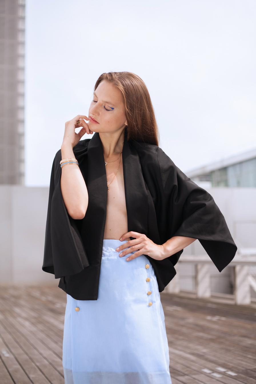 Indocile manteau navy